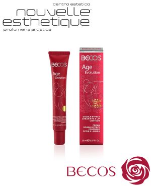 BECOS CREMA AGE EVOLUTION DOUBLE EFFECT CONTORNO OCCHI LABBRA 20ML cosmesi trattamento per il viso BV002