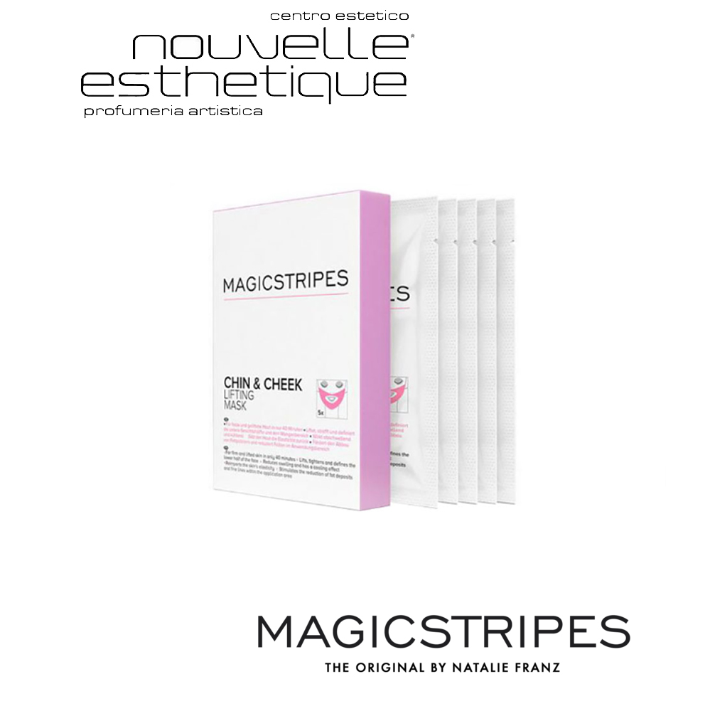 MAGICSTRIPES CHIN & CHEEK LIFTING MASK MASCHERA VISO 5 MASCHERE Trattamento MANI bellezza cosmesi MS008 MAGICSTRIPES CHIN & CHEEK LIFTING MASK MASCHERA VISO 5 MASCHERE Trattamento MANI bellezza cosmesi MS008